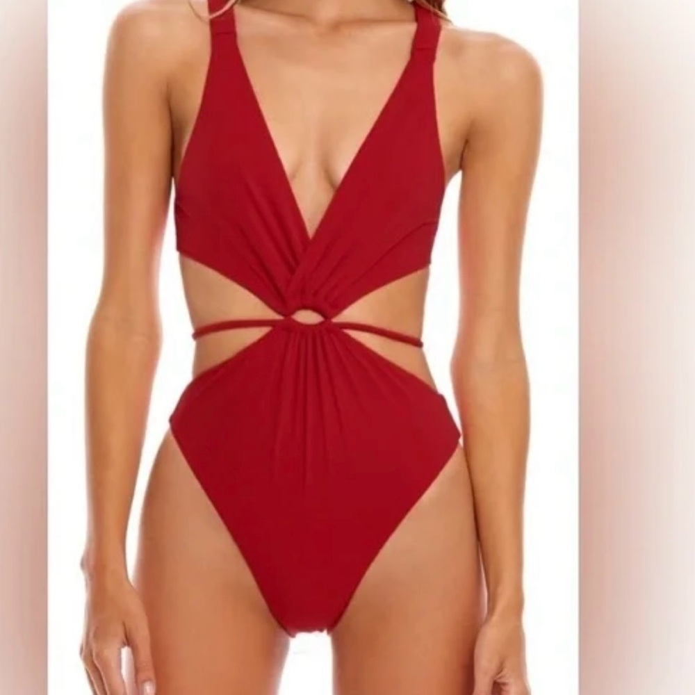 Aqua Bendita Red Danielle one piece